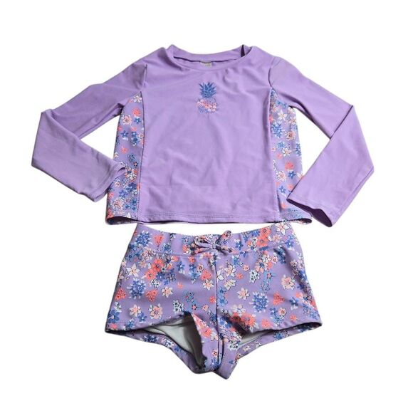 Oshkosh longsleeve tankini swimsuit S6/6x - Picture 1 of 7
